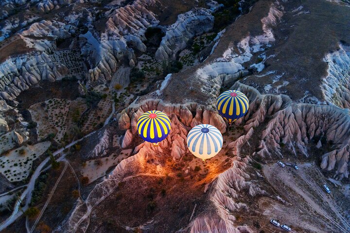 Passeio de balão de ar quente ao nascer do sol em Goreme, Capadócia
