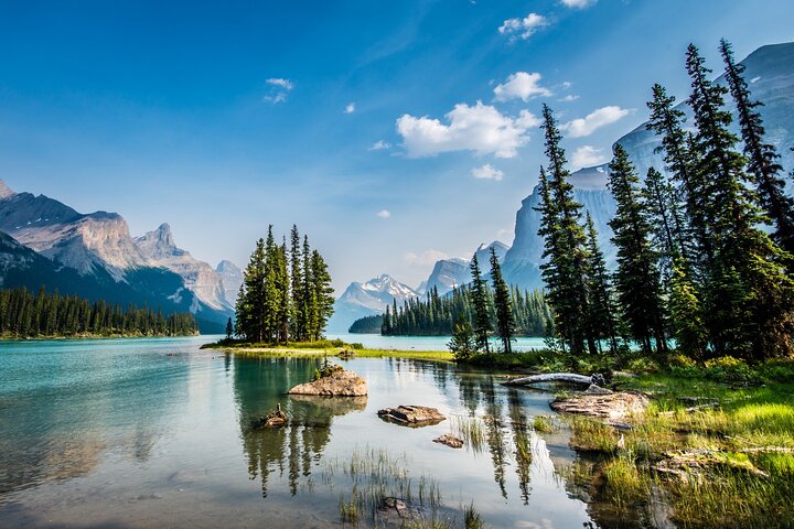 Visita al Parque Nacional Jasper: Valle Maligne, Lago Medicine e Isla Spirit