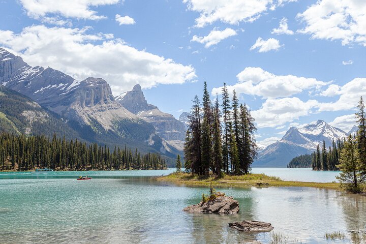 Visita al Parque Nacional Jasper: Valle Maligne, Lago Medicine e Isla Spirit