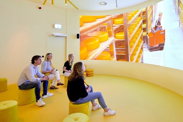 Gouda besøg med tog med Cheese Experience Indgang fra Amsterdam