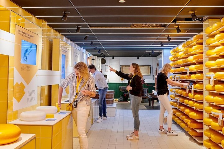 Gouda besøg med tog med Cheese Experience Indgang fra Amsterdam