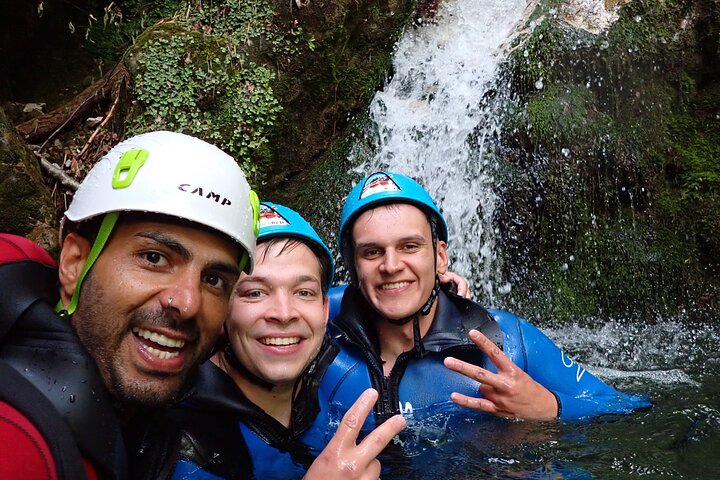 CANYONING in Susec ab Bovec, Familien willkommen, Fotoservice