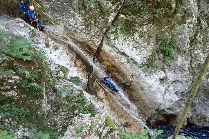 CANYONING in Susec ab Bovec, Familien willkommen, Fotoservice