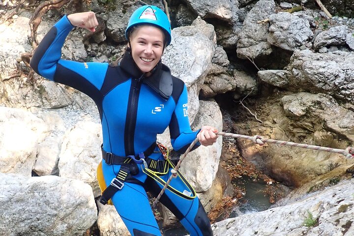 CANYONING in Susec ab Bovec, Familien willkommen, Fotoservice