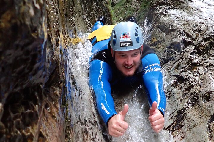 CANYONING in Susec ab Bovec, Familien willkommen, Fotoservice