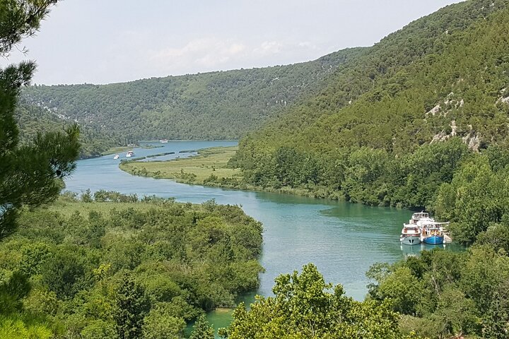 Krka-fossene halv dag, privat tur fra Sibenik