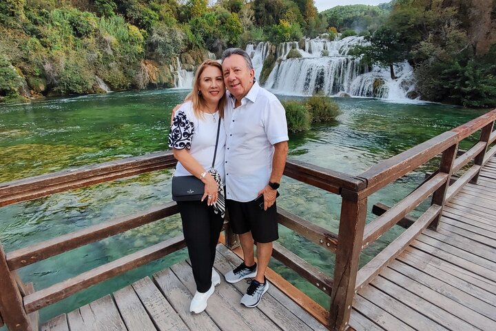 Krka-fossene halv dag, privat tur fra Sibenik