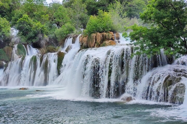 Krka-fossene halv dag, privat tur fra Sibenik