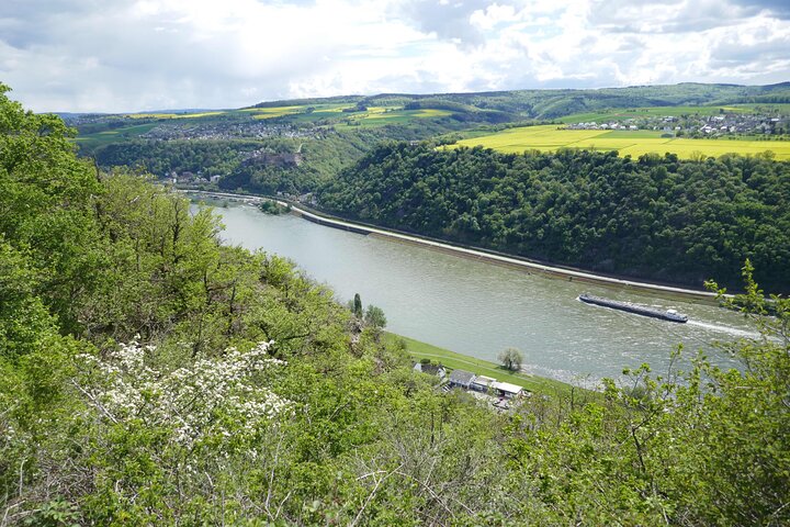 Koblenz till Unescos världsarv övre mellersta Rhendalen
