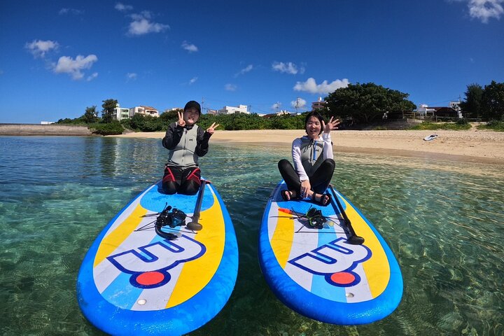 Okinawa West Coast Paddling äventyr Pickup tillgänglig