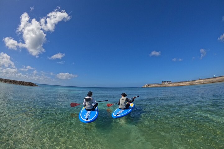 Okinawa West Coast Paddling äventyr Pickup tillgänglig