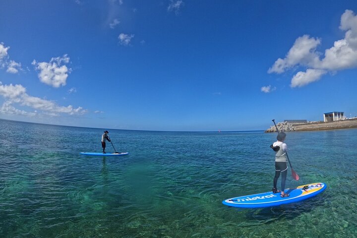Okinawa West Coast Paddling äventyr Pickup tillgänglig