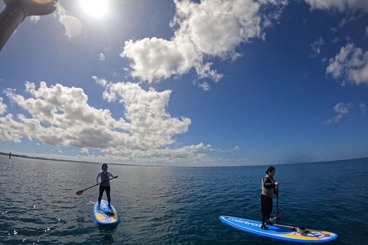 Okinawa West Coast Paddling äventyr Pickup tillgänglig