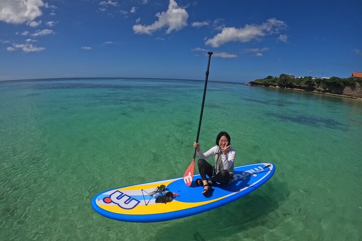 Okinawa West Coast Paddling äventyr Pickup tillgänglig