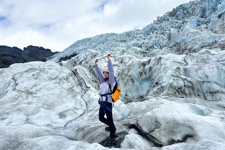 Randonnée en kayak et glacier Falljokull sur la lagune du glacier Jokulsarlon