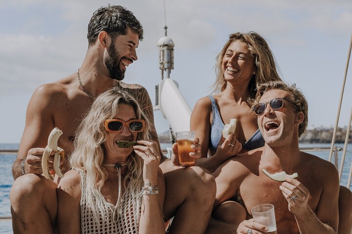 Catamarancruise naar Papagayo stranden, lunch en wateractiviteiten