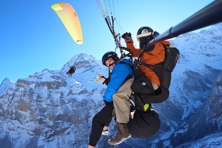 Mürren-Lauterbrunnen : vols panoramiques en parapente tandem