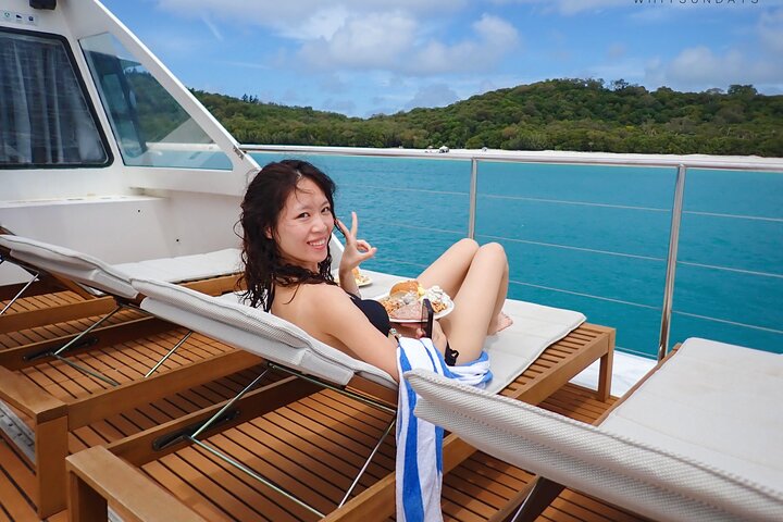 Snorkel & Whitehaven Beach Eco Cruise, Lunch | Från Airlie Beach