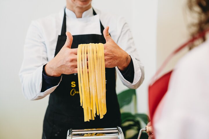 Chianti -Fresh Pasta Making klasse og saucer med frokost eller middag