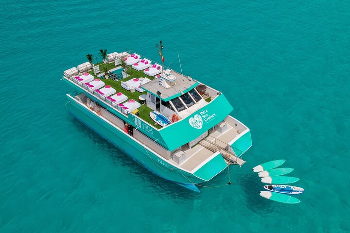Ibiza til Formentera Cruise med snorkling, paella og åben bar