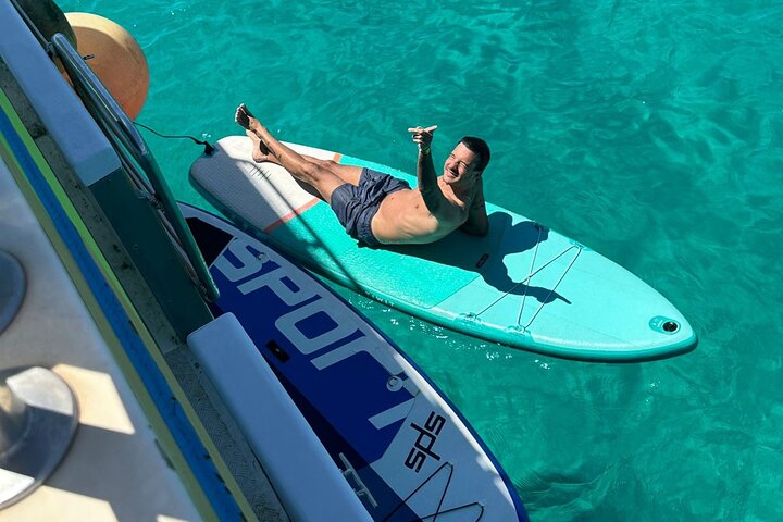 Ibiza til Formentera Cruise med snorkling, paella og åben bar