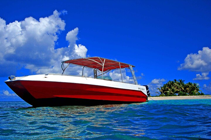 Ganztägige private Bootstour zur Lagune von Guadeloupe