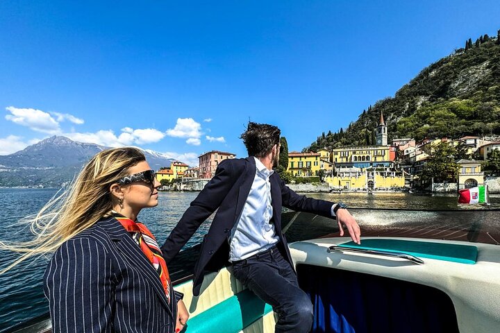 1H - 4H Tour Privado en Barco por el Lago de Como 6 pax