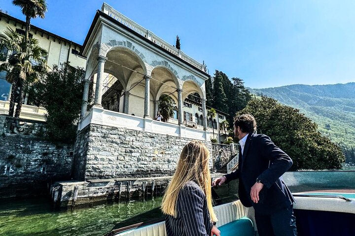 1H - 4H Tour Privado en Barco por el Lago de Como 6 pax