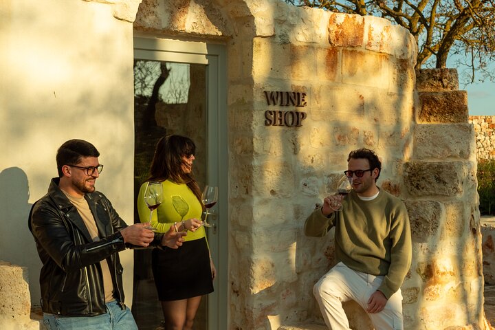 Omvisning og smaking i kjelleren, oppdag de organiske vinene til Ostuni