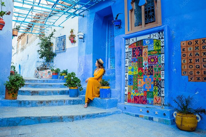 Privat udflugt til Chefchaouen med udtjekning fra Rabat med en autoriseret guide