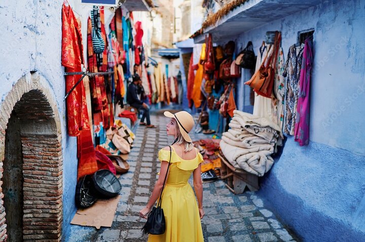 Privat udflugt til Chefchaouen med udtjekning fra Rabat med en autoriseret guide