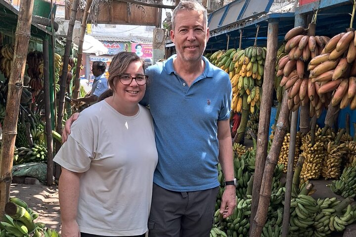 Madurai Wandeltocht door Meenakshi tempel, bazaars en markten