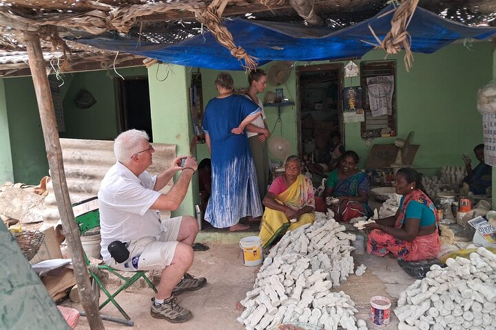 Madurai Wandeltocht door Meenakshi tempel, bazaars en markten