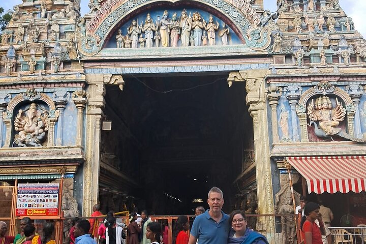 Madurai Wandeltocht door Meenakshi tempel, bazaars en markten