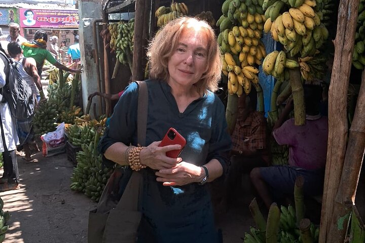 Madurai Wandeltocht door Meenakshi tempel, bazaars en markten