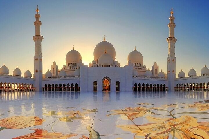 Dubai til Abu Dhabi City Tour med Grand Mosque Emirates Palace