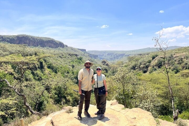 Excursion d'une journée à Hell's Gate et au lac Naivasha en bateau au départ de Nairobi