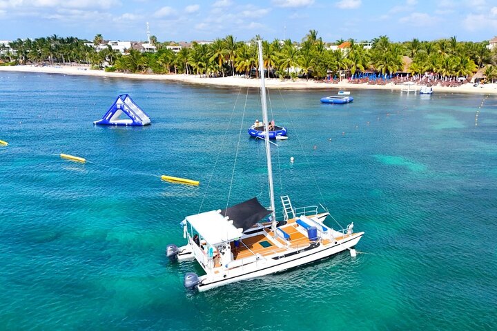 4 timmars Cozumel Turtle Sanctuary upplevelse på en lyxig Catamarán