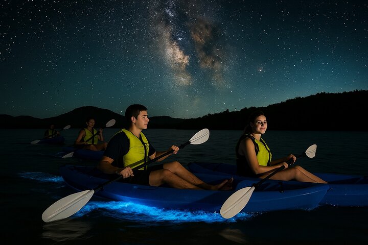Oförglömlig En Dag Bioluminescent Kajak Äventyr i Vieques