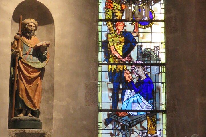 Een begeleide wandeltocht van 2 uur door het dorp Mont Saint Michel.