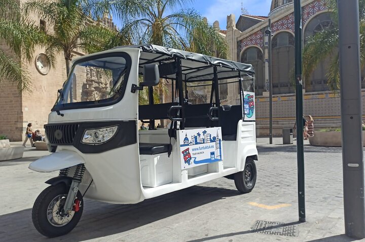 Passeio privado de tuk-tuk de 2 horas por Valência
