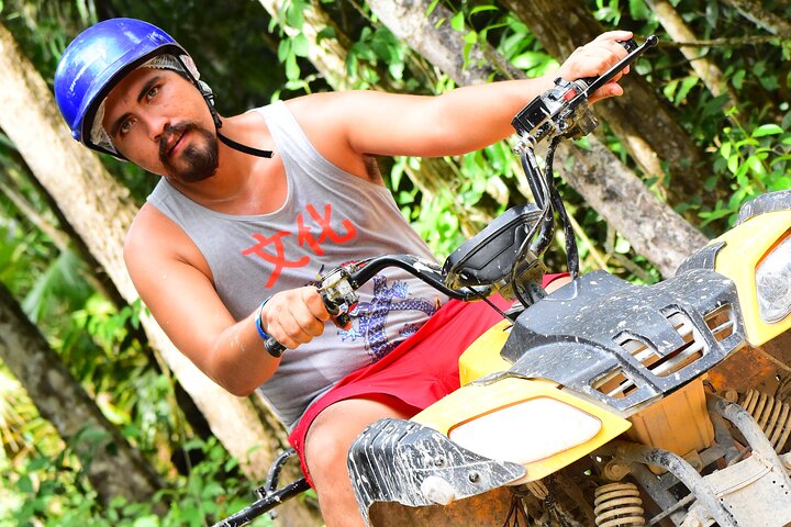ATV (delte), Hest tilbage ridning, Ziplines, & Cenote fra Cancún
