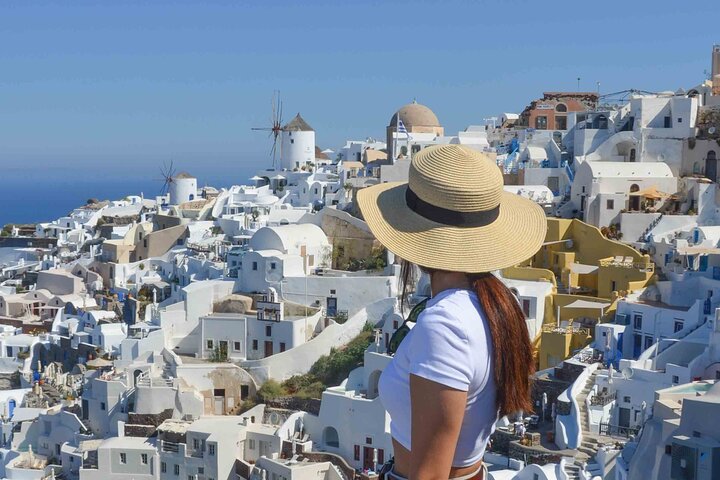 Santorini Highlights Tour per piccoli gruppi con opzione di degustazione di vini