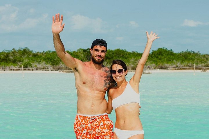 Excursion en planche à pagaie au lever du soleil de Bacalar avec petit déjeuner et photos