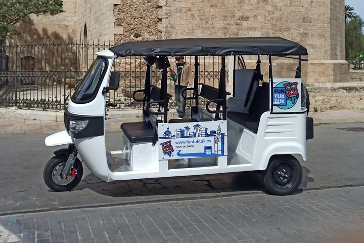 Passeio privado de tuk-tuk de 2 horas por Valência