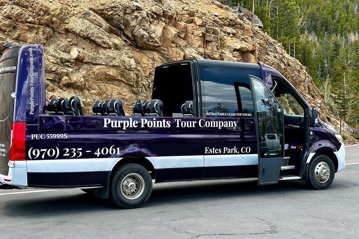 Einziehbare Glas Top Tours von RMNP von Purple Points Tour Company