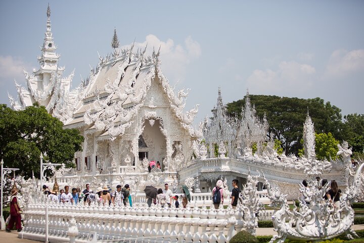 Temple blanc de Chiang Rai, temple bleu et bien plus encore depuis Chiang Mai