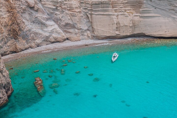Tour privado en barco Paros, Antíparos y Laguna Azul - Medio día