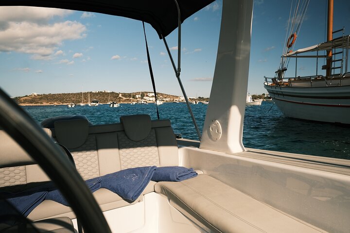 Tour privado en barco Paros, Antíparos y Laguna Azul - Medio día