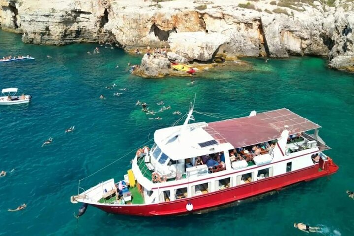 Medulin-Kamenjak Gita in barca di 5 ore Bevande ALL-INCLUSIVE su Sandra Boat